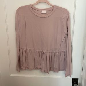 Karlie Peplum T-Shirt Top